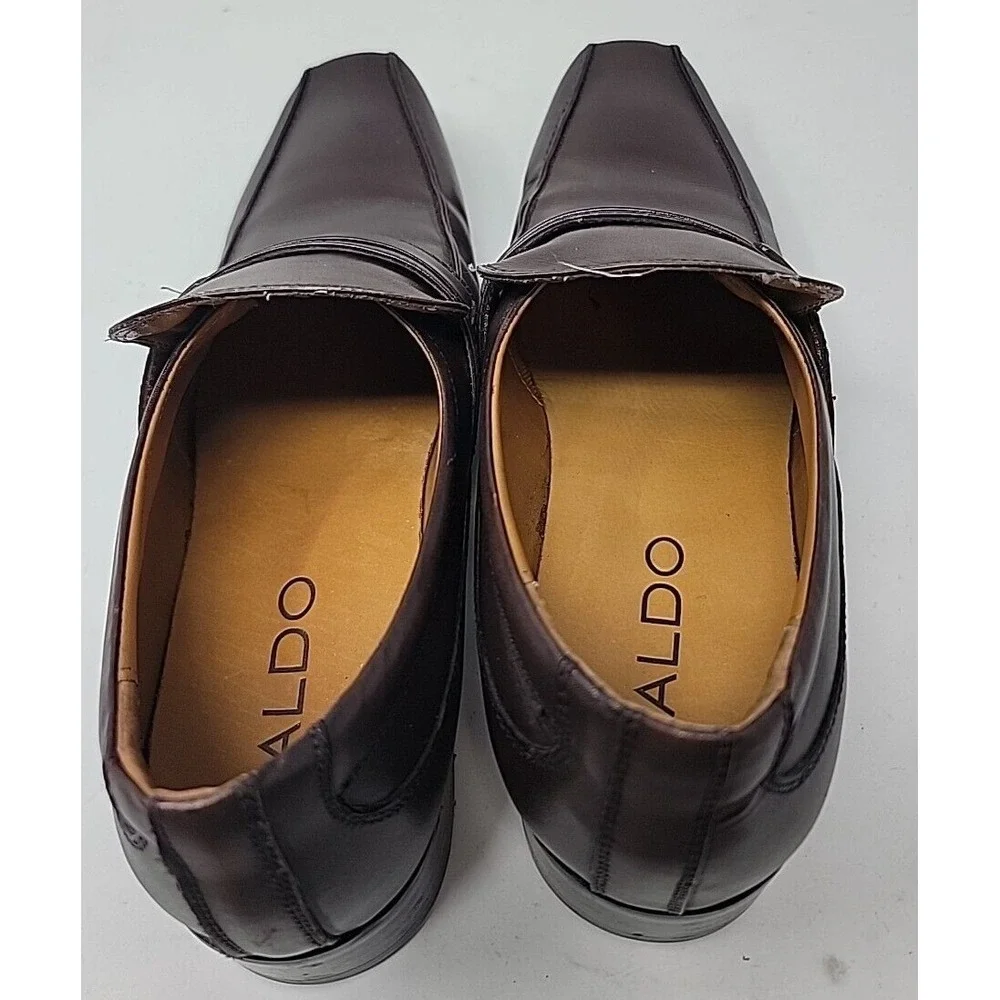 Aldo Zartman 22 Mens Brown Dress Shoes 7.5 $110 MSRP